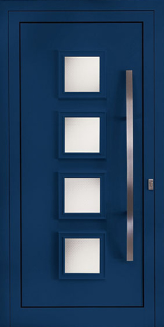 Davenport II 12502-078 Pave, weiß, plan Sonderausstattung Griff 2080 auf der Türfüllung montiert, Tür komplett in RAL 5011