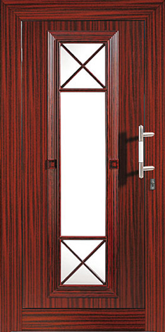 Wisconsin II 15602-090, Klarglas, Sonderausstattung Holzdekor Mahagoni